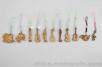 音乐礼品 手机挂 实木手机挂件